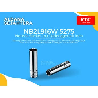 nb2l916w 5275 nepros socket in (dodecagonal) inch