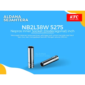 NB2L38W 5275 Nepros Inner Socket (Dodecagonal) inch