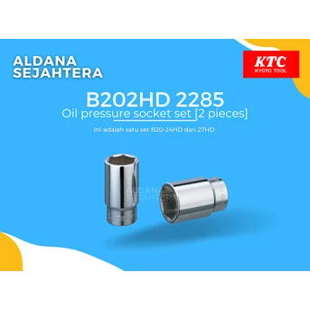b202hd 2285 oil pressure socket set [2 pieces]