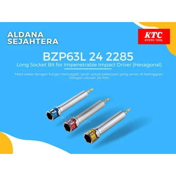 BZP63L 24 2285 Long Socket Bit For Impenetrable Impact Driver