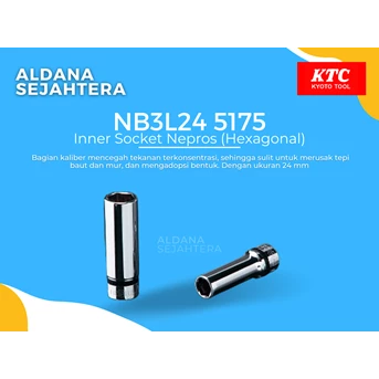 NB3L24 5175 Inner Socket Nepros (Hexagonal)