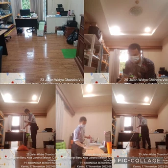 Office Boy/Girl mopping dan dusting ruangan 208 15 november 2022