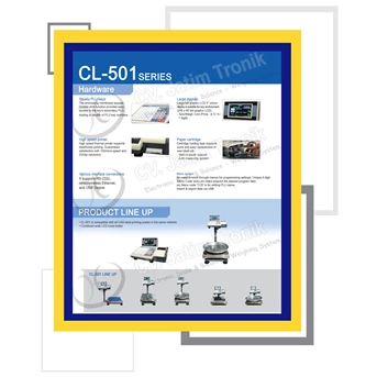 timbangan label printing cas cl 501-3