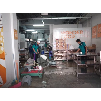 General Cleaning polisher lantai di Wonderfood indonesia