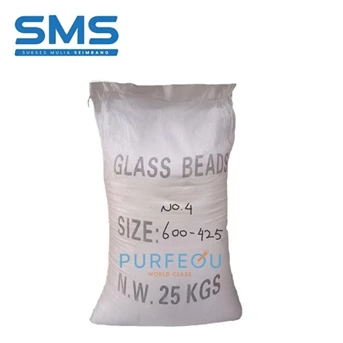 GLASS BEADS SANDBLAST NO 4 SIZE 600-425 MICRON