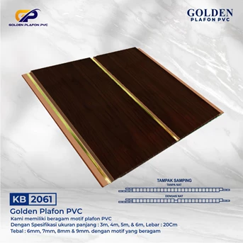 Golden Plafon PVC - Plafon PVC merek Golden plafon pvc V