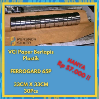 KERTAS ANTI KARAT VCI Ferrogard 65P Ukuran 33cm X 33cm 1 Pack (30 PCS)