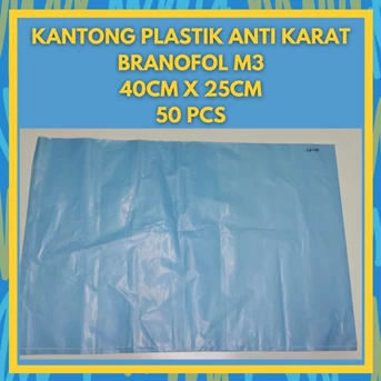 kantong plastik anti karat 40cm x 25cm 50 pcs vci putih-1