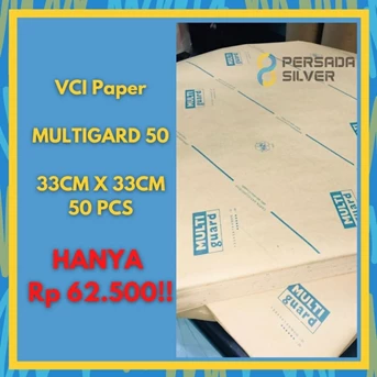 kertas anti karat vci multigard 50 ukuran 33cm x 33cm 1 pack (50 pcs)-1