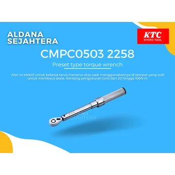 CMPC0503 2258 Preset type torque wrench