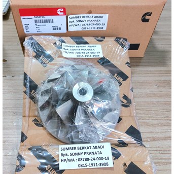 CUMMINS 3533703 WHEEL TURBO 2839631 3527469 BLADE 8+8 DIAMETER 141 MM