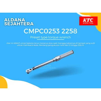 CMPC0253 2258 Preset type torque wrench