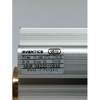aventics – 0822010635 – short-stroke cylinder - khz-da-025-0030-m-2