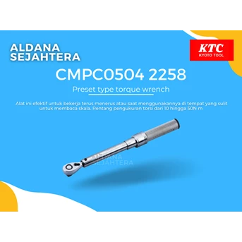 cmpc0504 2258 preset type torque wrench