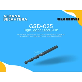 GSD-025 GUHRING HSS Straight Drill