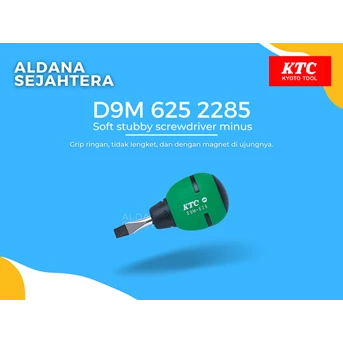 D9M 625 2285 Soft stubby screwdriver minus