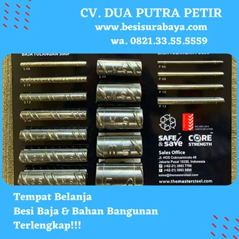 Besi Beton Polos Merk Master Steel (MS) Surabaya