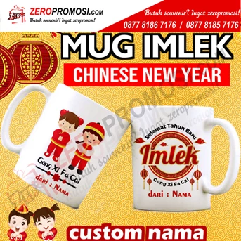 souvenir gelas imlek mug promosi cny