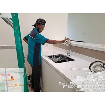 General Cleaning dusting list dapur di Trimaran Indah II 13/01/2023