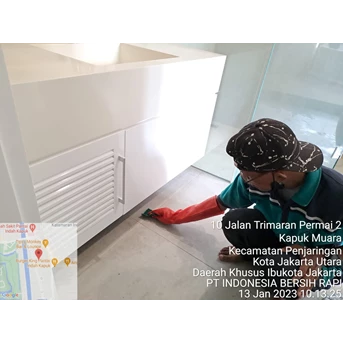 General Cleaning dusting lantai toilet di Trimaran Indah 10/01/2023