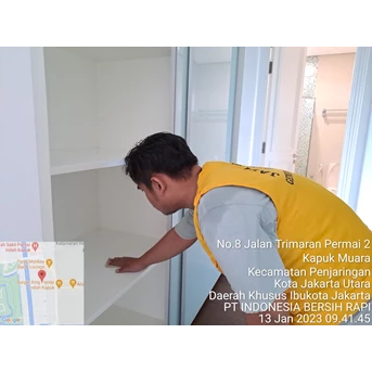 General Cleaning dusting rak kamar lt dua di Trimaran Indah 13/1/23