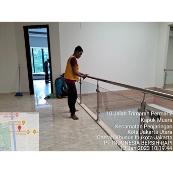 General Cleaning dusting list lantai dua di Trimaran Indah 13/01/23