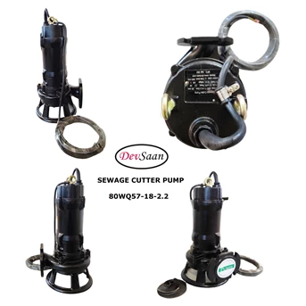 sewage cutter pump 80wq57-18-2.2 pompa celup - 3 inci - 3 hp 380v-2