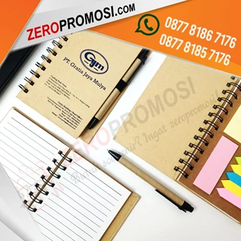 Souvenir Memo Promosi Recycle Kode N-802 / 905 Cetak Logo Branding