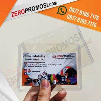 Souvenir Plastik ID Card Panitia Mika Murah Ukuran A2
