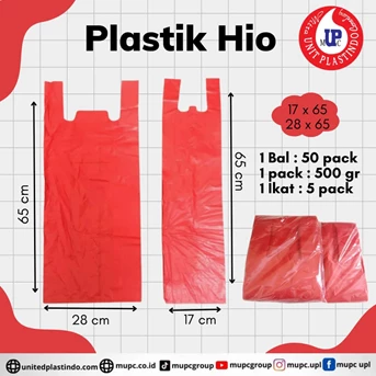 Kantong plastik hio merah 17x65 dan 28x65