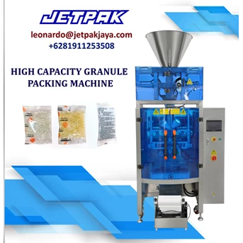 High Capacity Granules Packing Machine