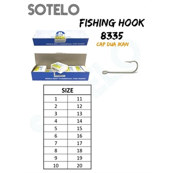 HOOK - 8335 ( CAP DUA IKAN )