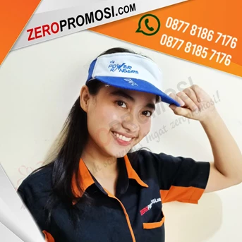 custom topi tenis golf visor promosi-2