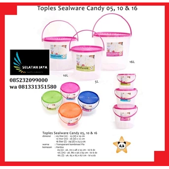 Toples Plastik Sealware Candy 10 liter