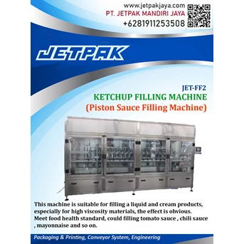 JET-FF2 Ketchup Filling Machine