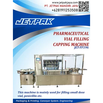 Pharmaceutical Vial Filling Capping Machine JET-FF196