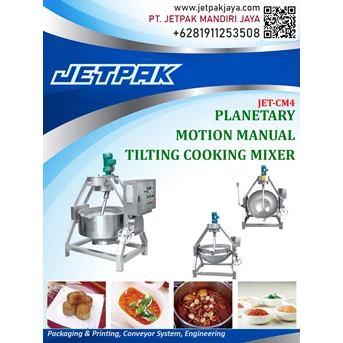 Planetary Montion Manual Tilting Cooking Machine