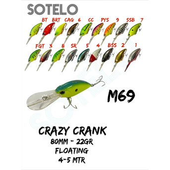 MINNOW - SOTELO CRAZY CRANK M69