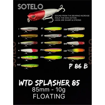 MINNOW - SOTELO WTD SPLASHER 85F P86B
