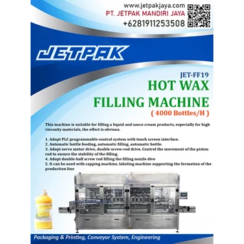 Hot Wax Filling Machine JET-FF18