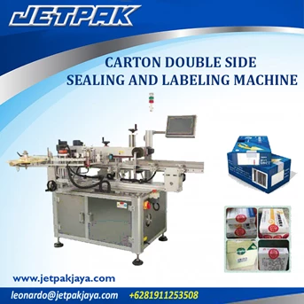 Carton Double Side Sealing & labeling Machine