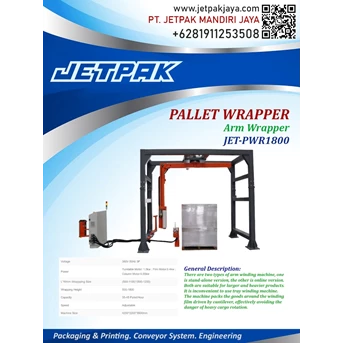 Pallet Wrapper Arm Wrapper JET-PWR1800