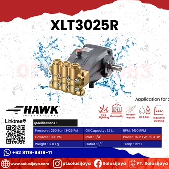 hawk pump xlt3025 250bar