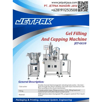 gel filling and capping machine JET-GG10