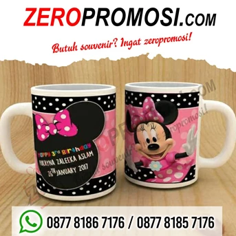 souvenir mug ultah - mug promosi