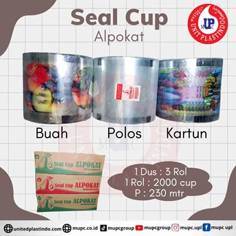 Seal cup alpokat / plastik sealer