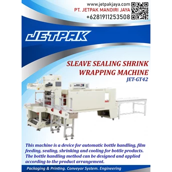 sleave sealing shrink wrapping machine JET-GT42