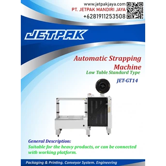 automatic strapping machine low tabble standard type JET GT-14