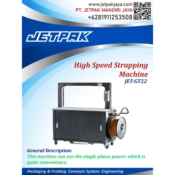 high speed strapping machine JET-GT22