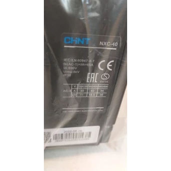 Magnetic Contactor Chint NXC-40 3P 40A 220V